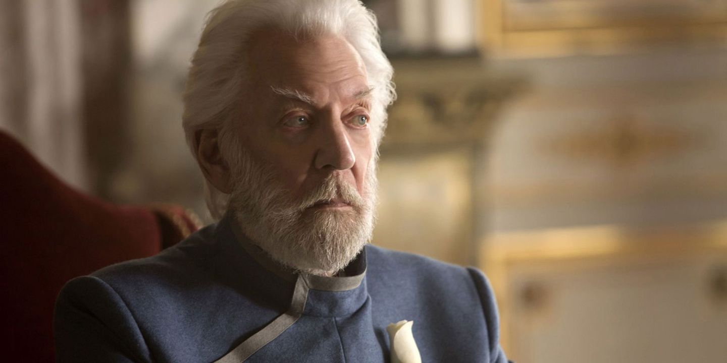 Donald Sutherland i 'Hunger Games'