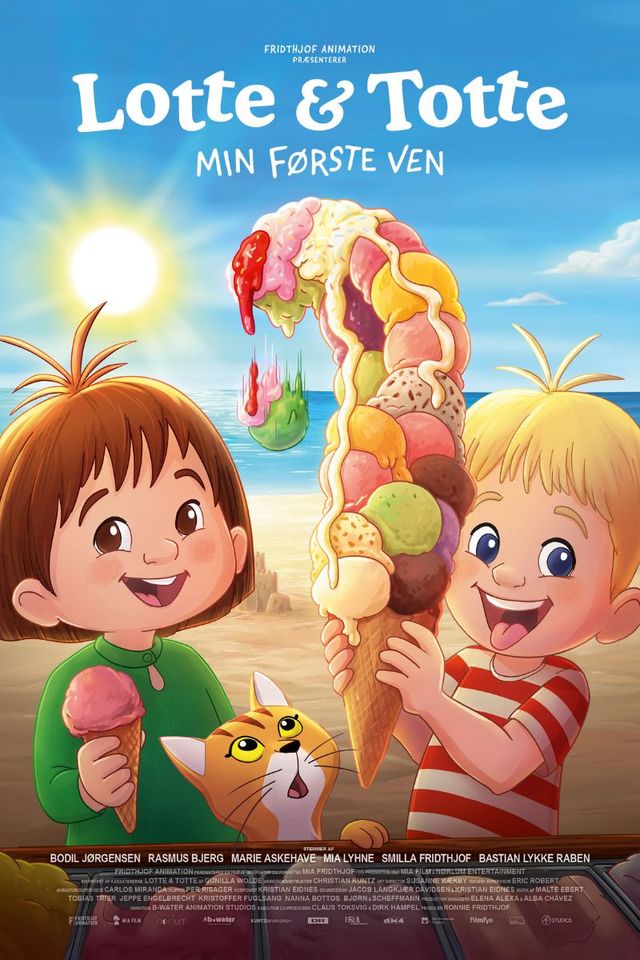 Plakat: Lotte og Totte &ndash; Min f&oslash;rste ven