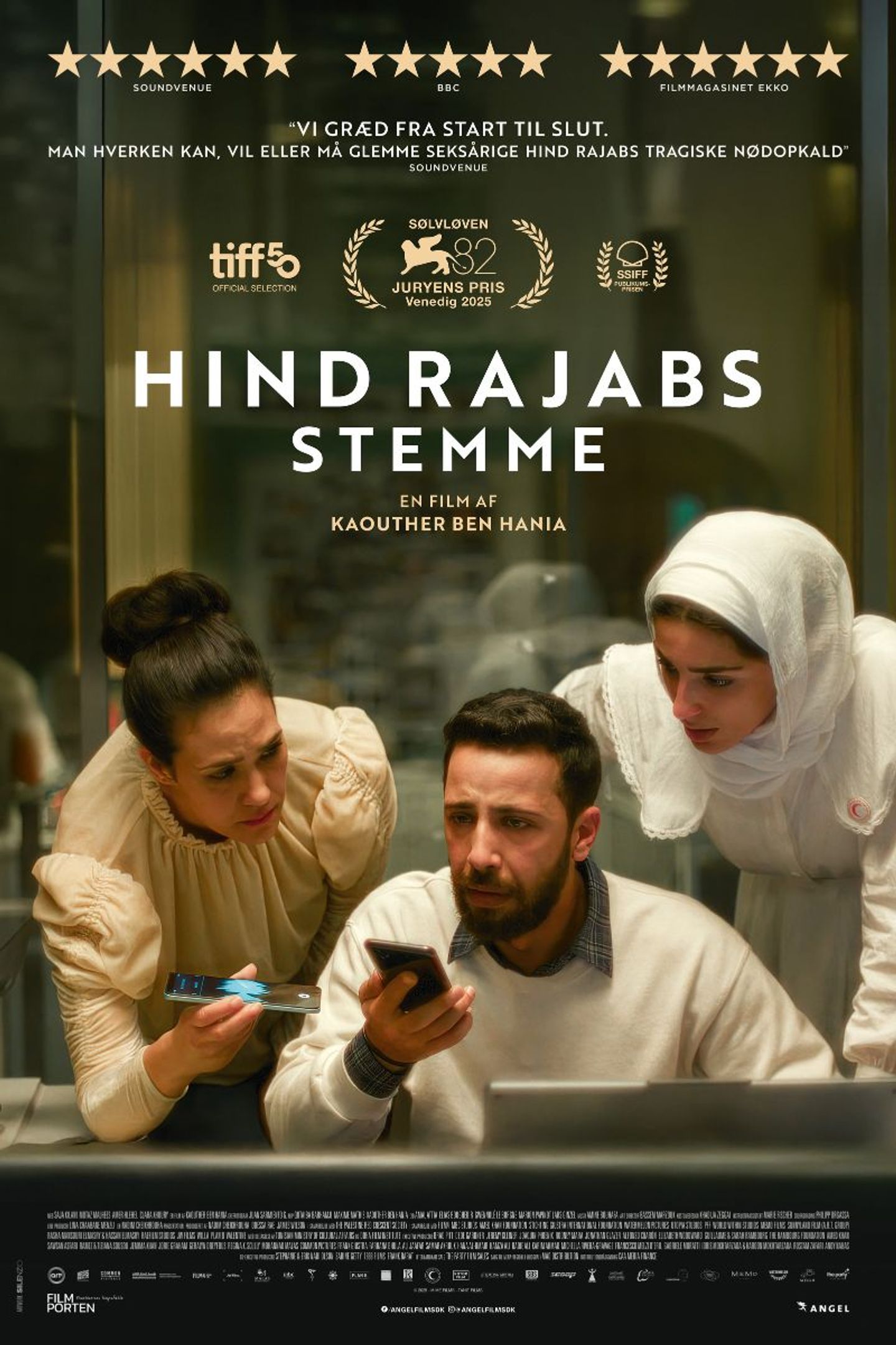 Plakat til 'Hind Rajabs stemme'