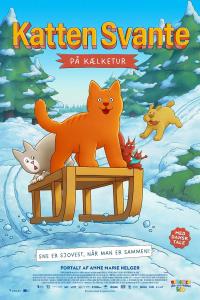Plakat for 'Katten Svante på kælketur'
