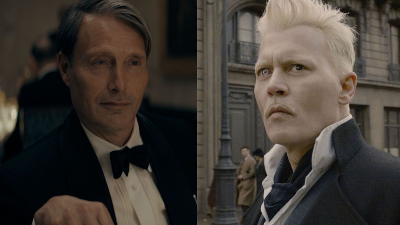 Mads Mikkelsen, Johnny Depp, Grindelwald