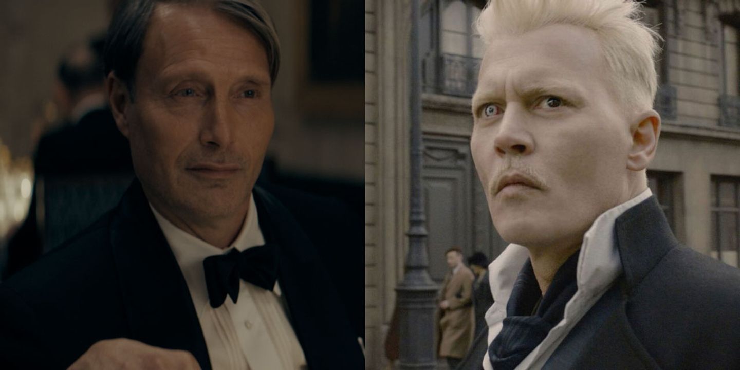 Mads Mikkelsen, Johnny Depp, Grindelwald