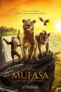 Plakat for 'Mufasa: Løvernes konge'
