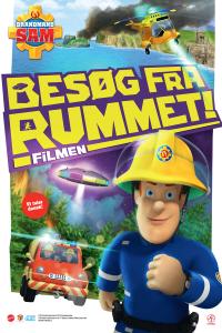 Plakat for 'Brandmand Sam – Besøg fra rummet'
