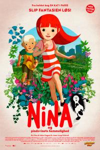 Plakat for 'Nina og pindsvinets hemmelighed'
