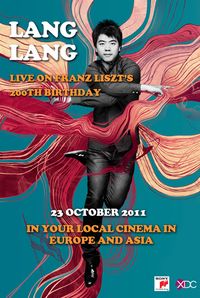 Plakat for 'Lang Lang - Live on Franz Lists 200th birthday'