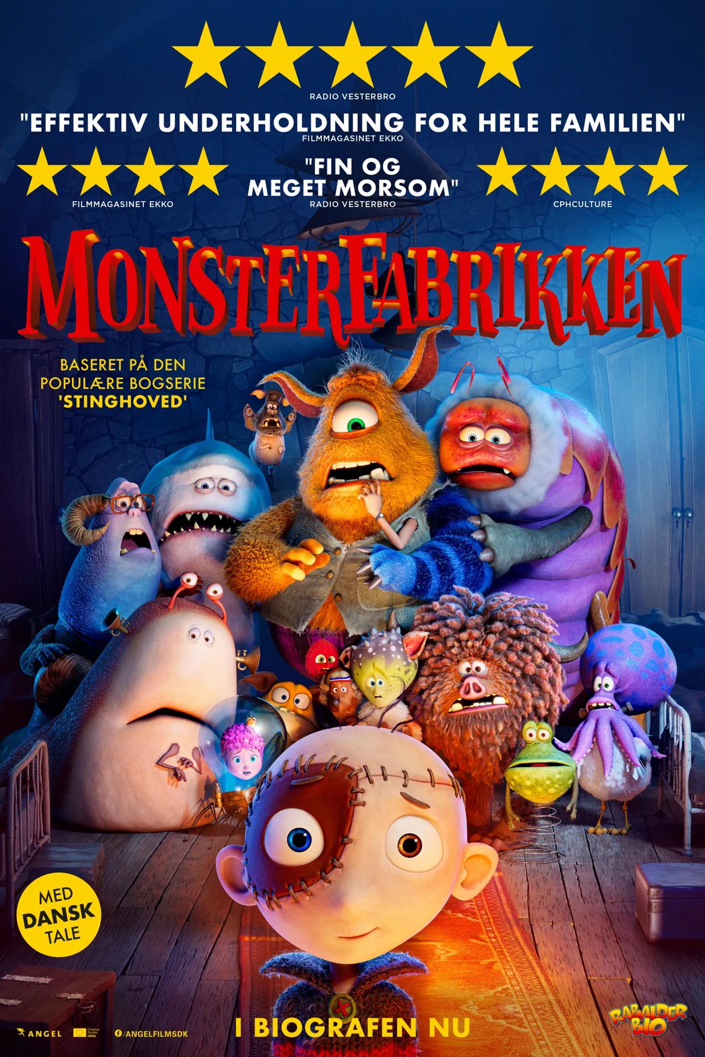Plakat til 'Monsterfabrikken'