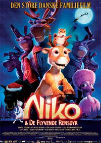 Plakat for 'Niko og de flyvende rensdyr'
