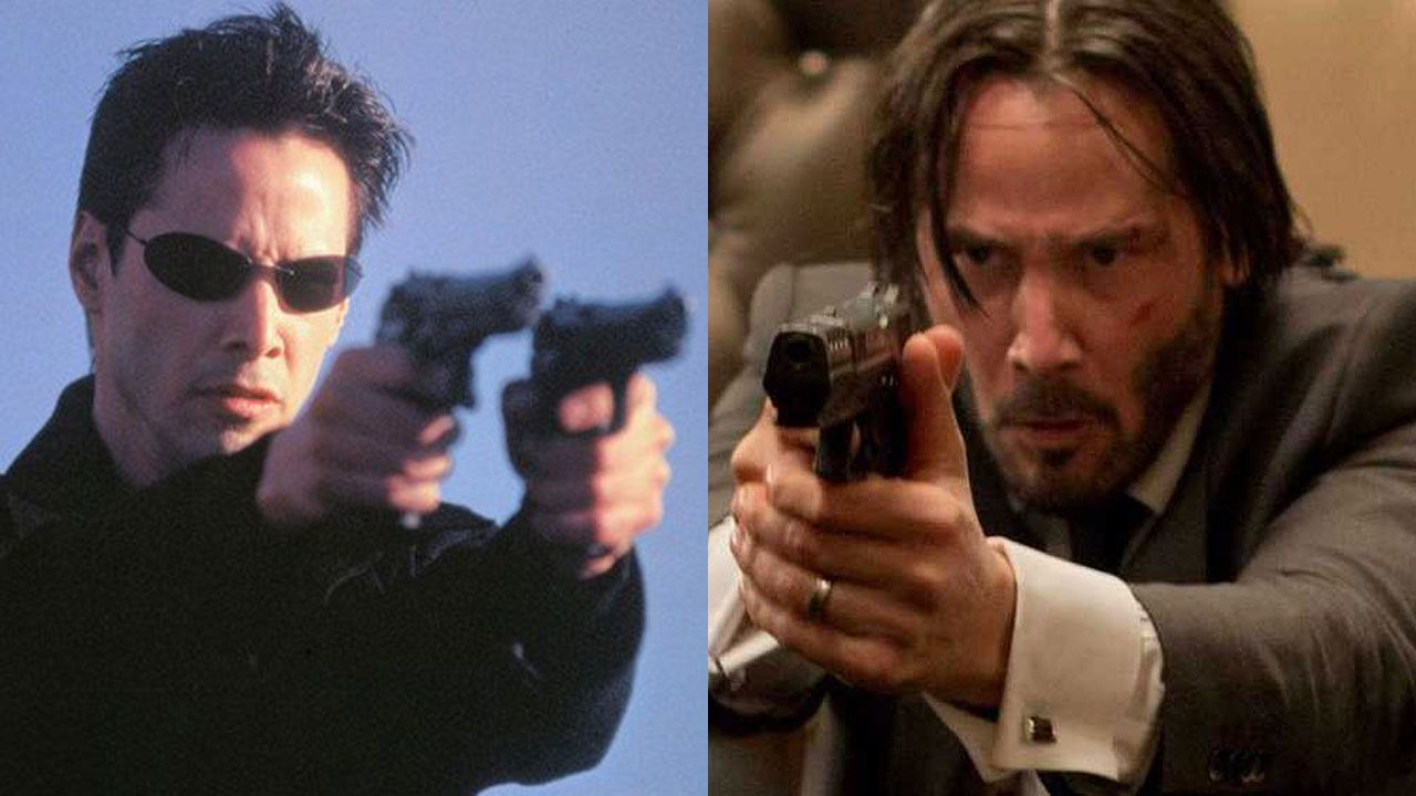 The Matrix © Warner Bros / John Wick © Lionsgate
