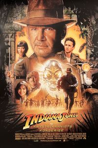 Plakat for 'Indiana Jones and the Kingdom of the Crystal Skull'