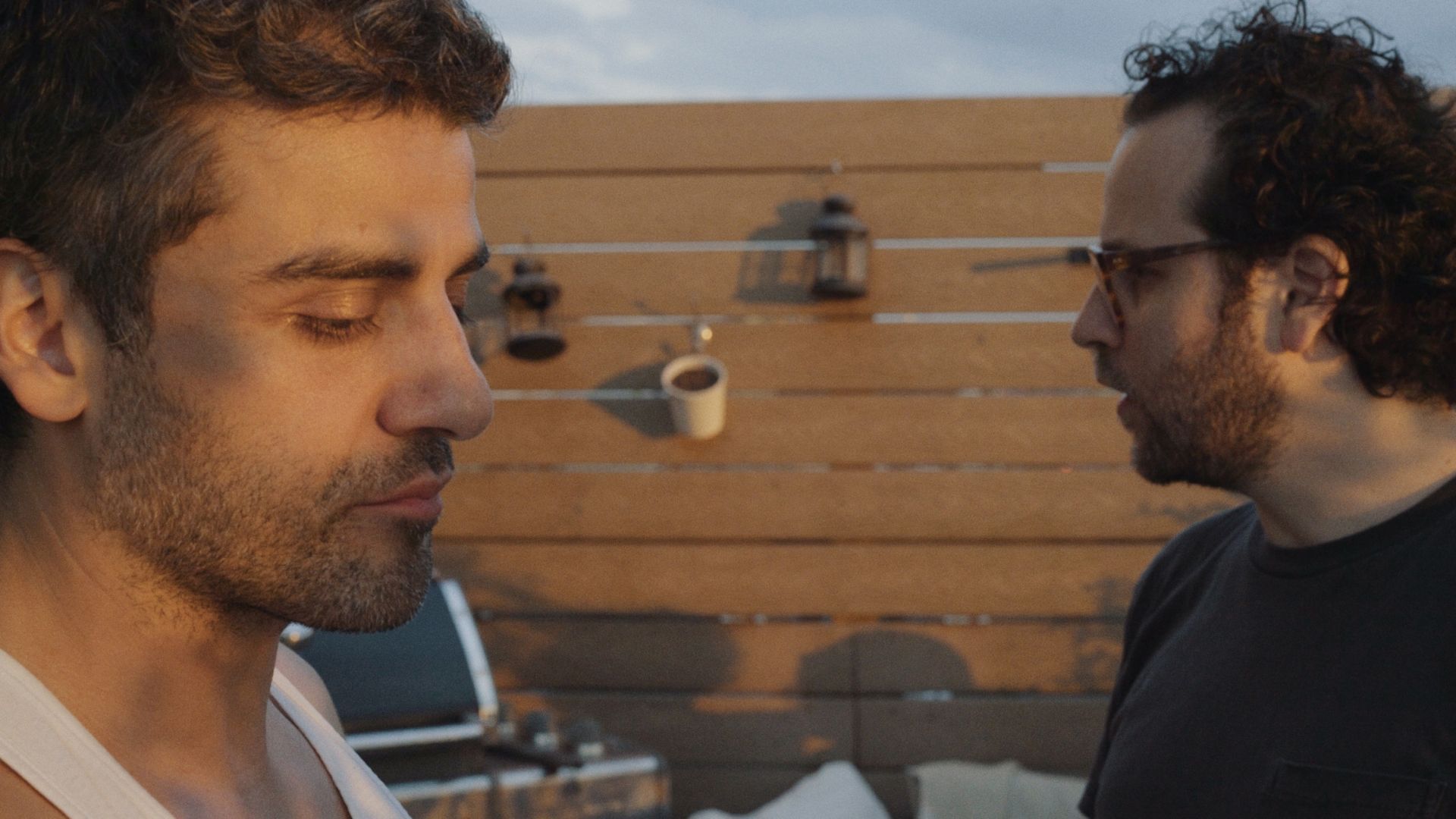 Oscar Isaac og sceneinstruktør Sam Gold