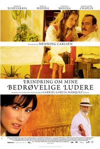 Plakat for 'Erindring om mine bedrøvelige ludere'