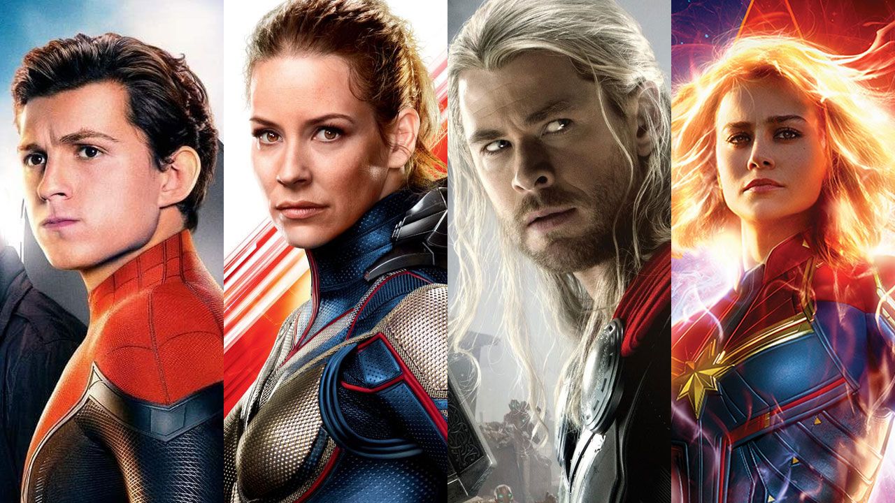 Spider-Man: Far From Home, Ant-Man and the Wasp, Avengers: Age of Ultron, Captain Marvel