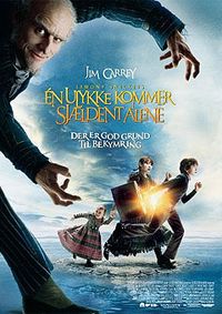 Plakat for 'Lemony Snickets - Én Ulykke Kommer Sjældent Alene'