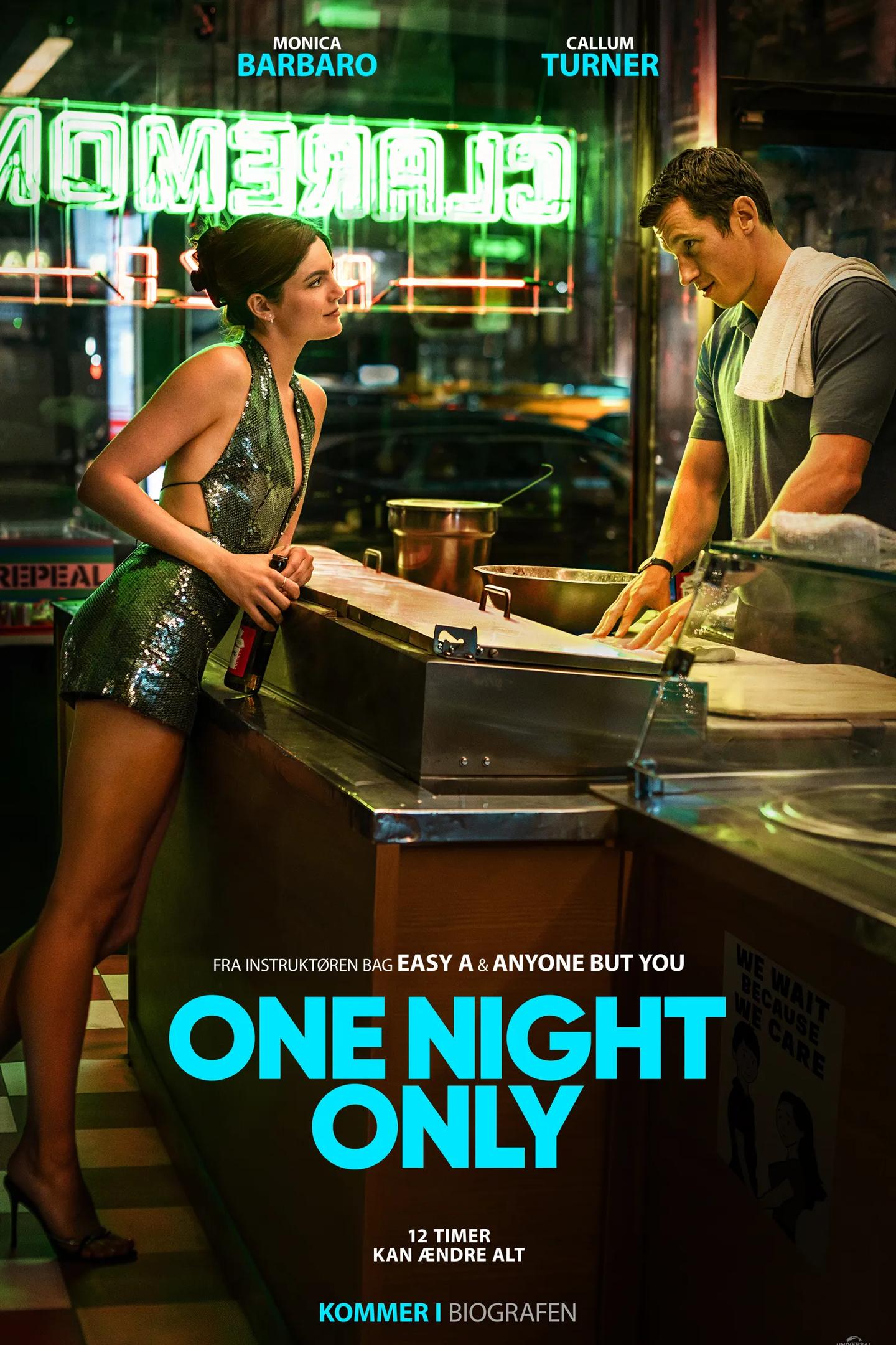 Plakat til 'One Night Only'