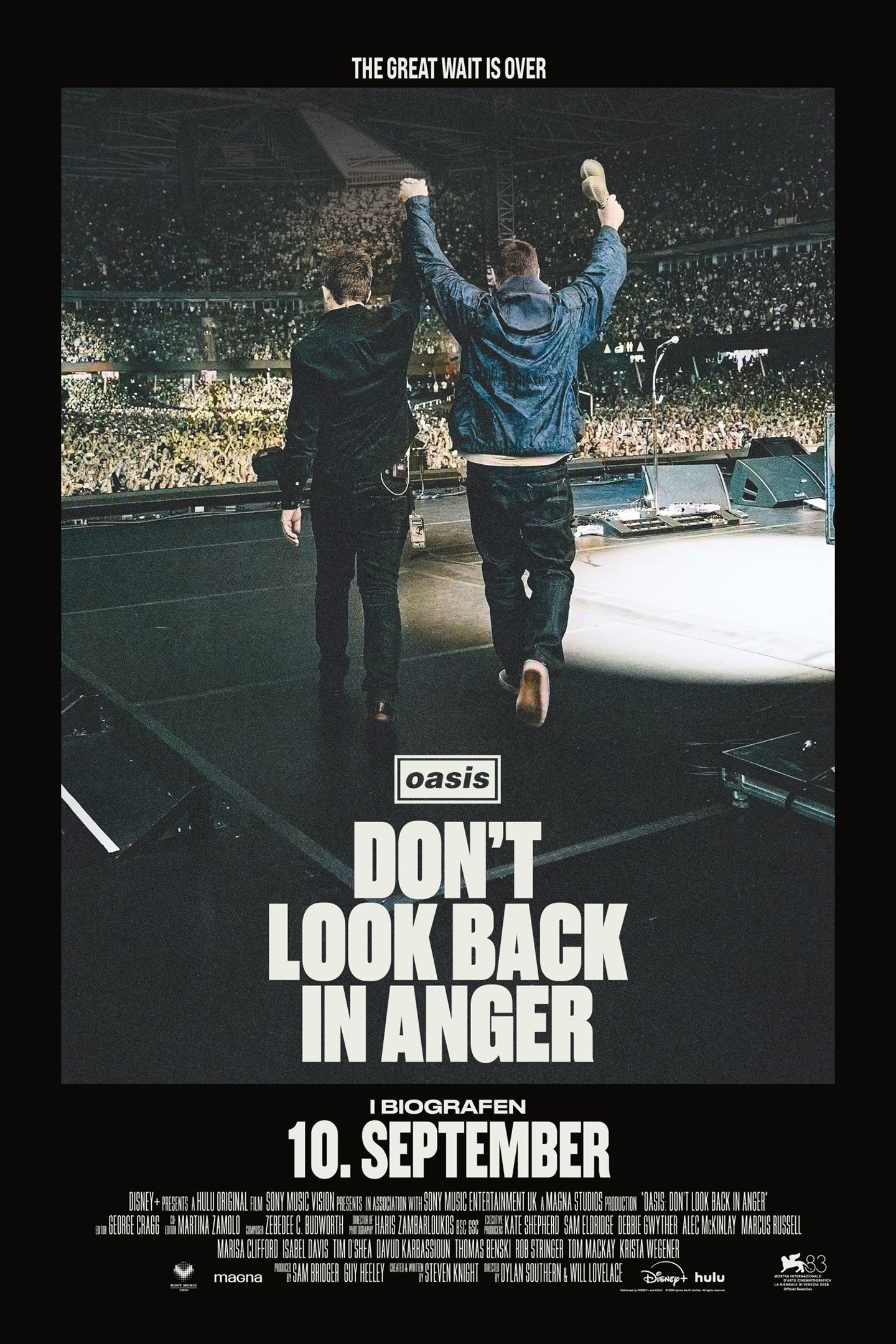 Plakat til 'OASIS: Don´t Look Back in Anger'