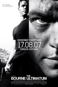 Plakat for 'The Bourne Ultimatum'