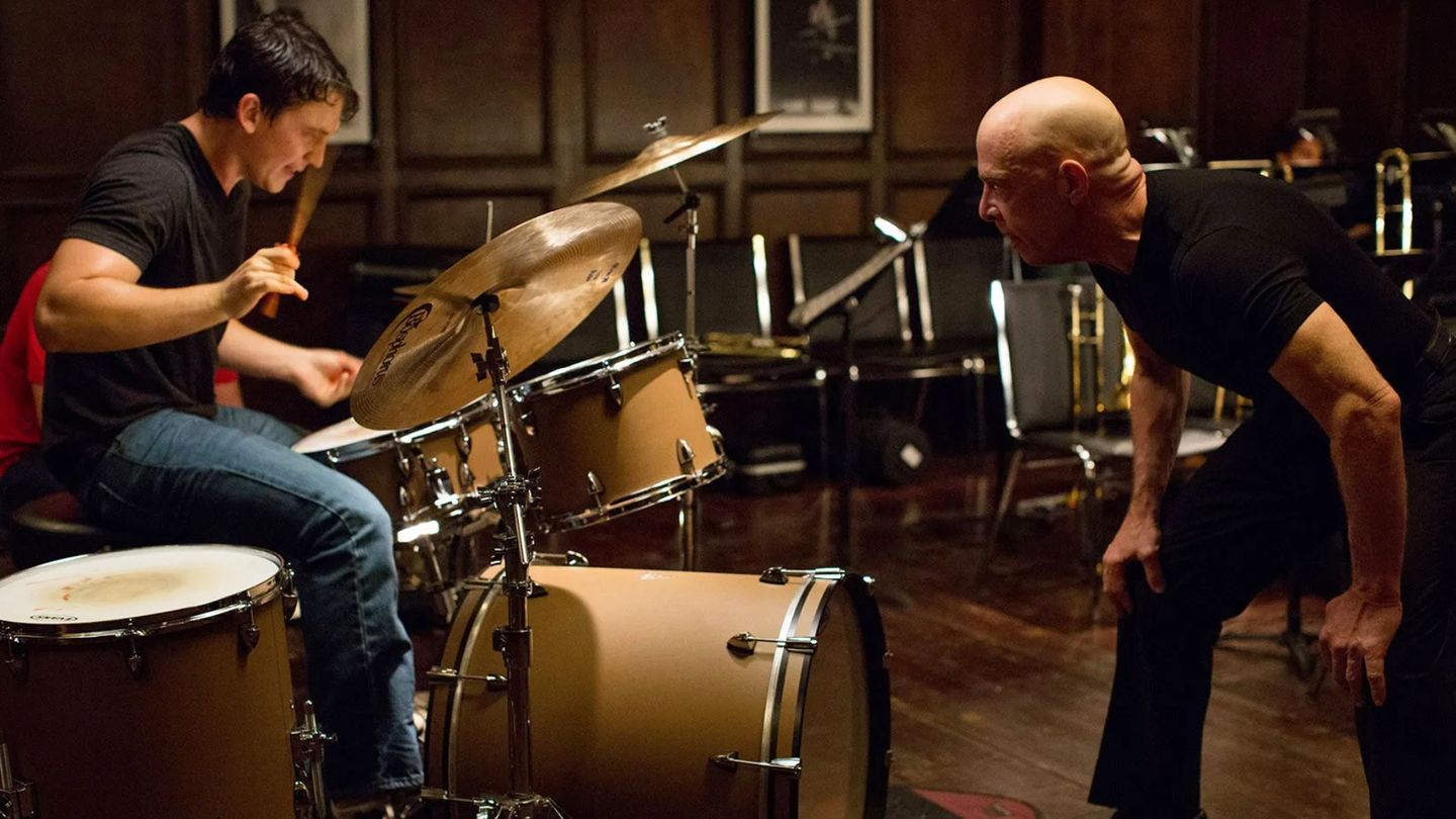 Whiplash, Myles Teller og J.K. Simmons