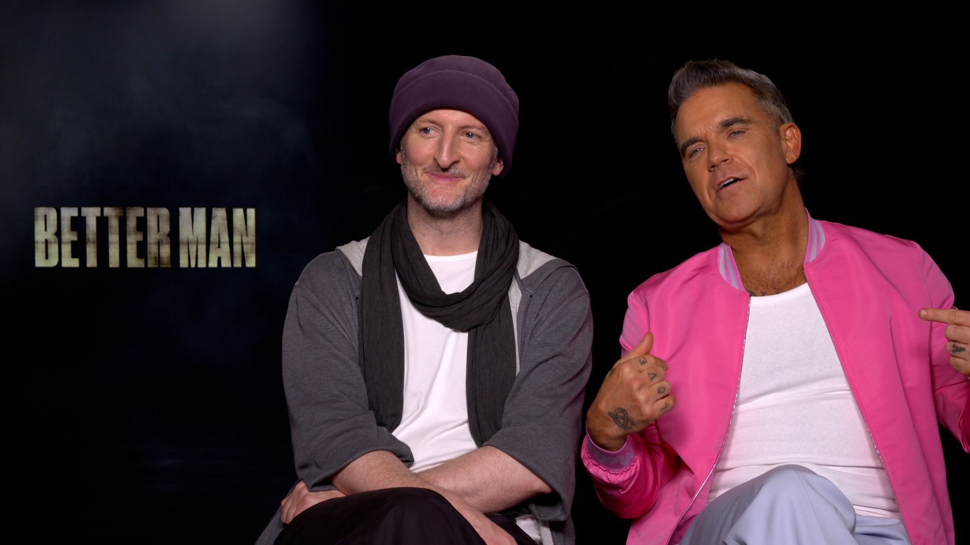 Michael Gracey og Robbie Williams