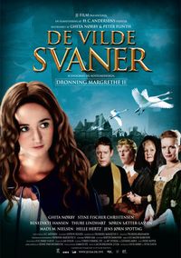 Plakat for 'De vilde svaner'