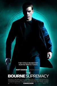 Plakat for 'The Bourne Supremacy'