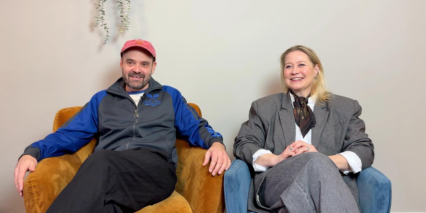 Trine Dyrholm og David Dencik