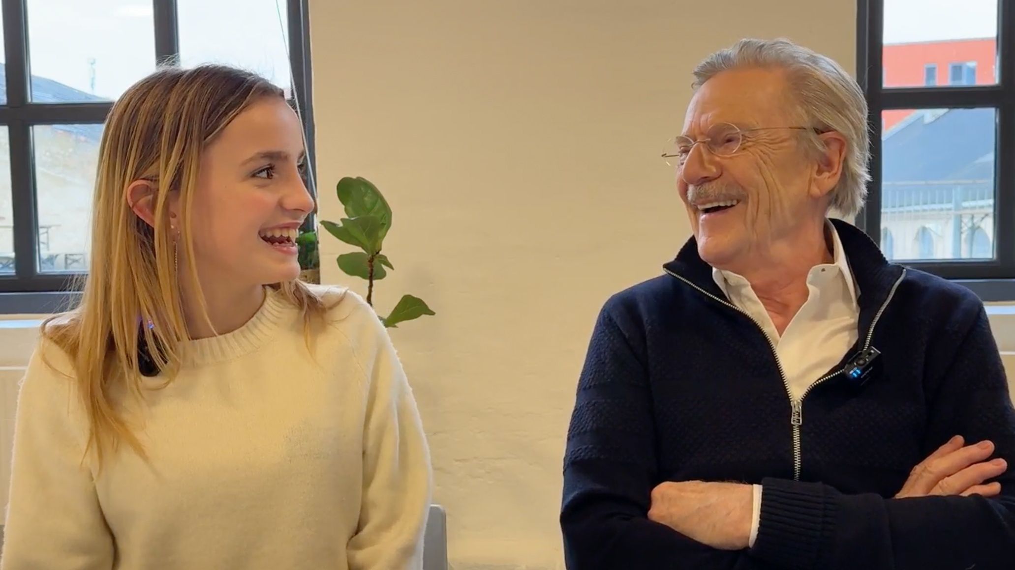 Jesper Christensen og Selma Sol í Dali Pape