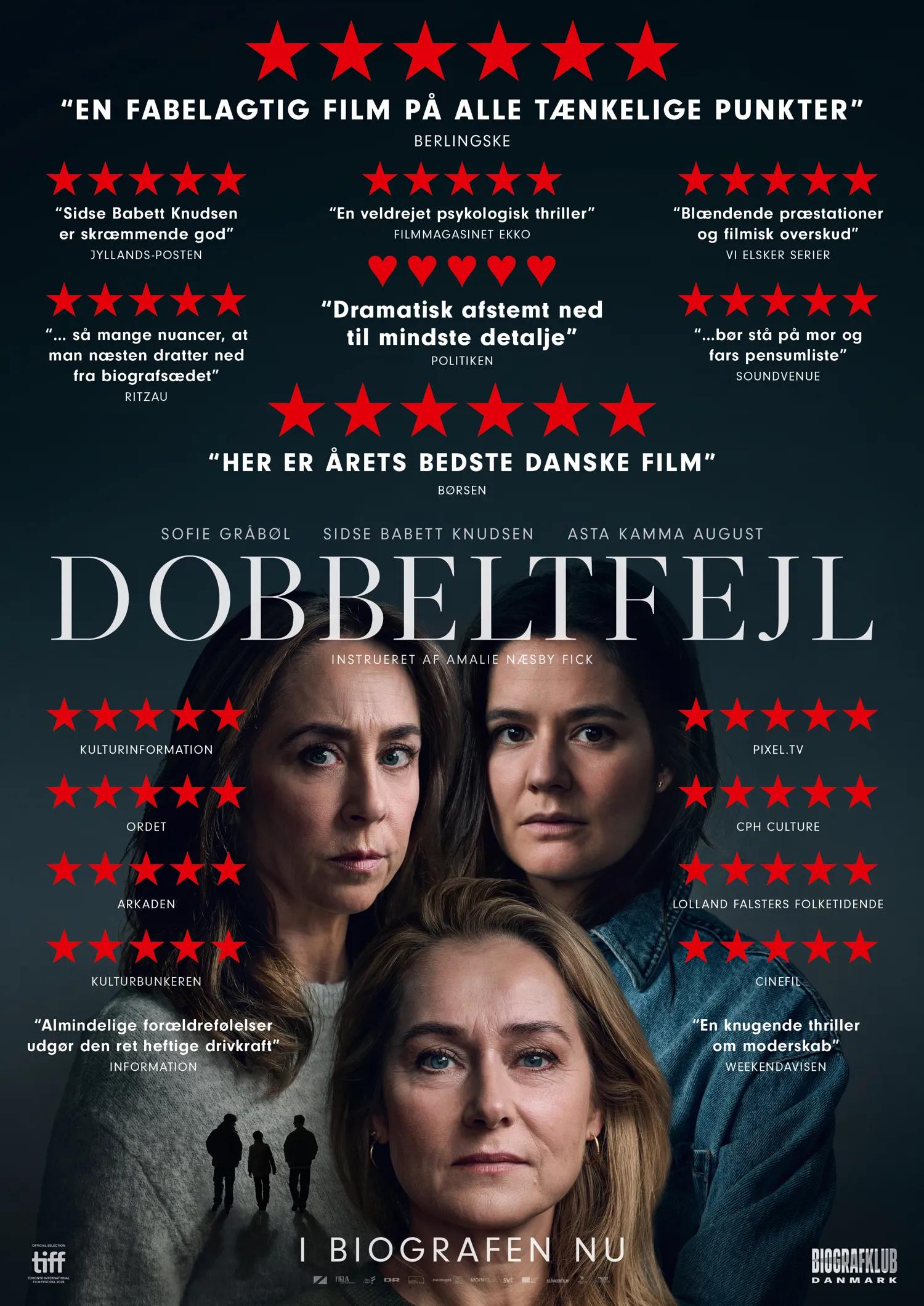 Plakat til 'Dobbeltfejl'