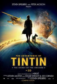 Plakat for 'The Adventures of Tintin'