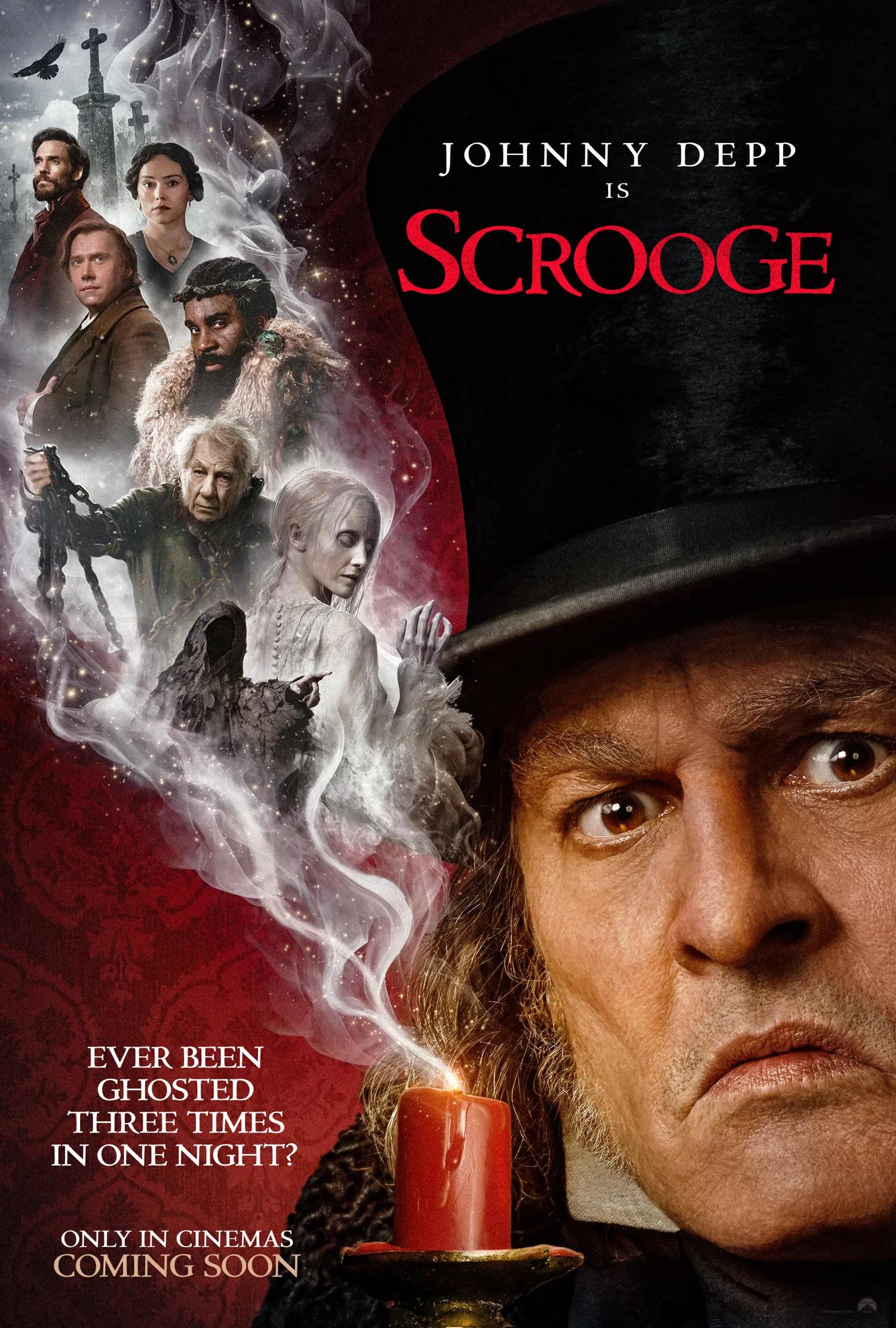 Plakat til 'Scrooge'