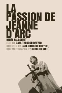 Plakat for 'Jeanne d'Arcs lidelse og død (1928)'