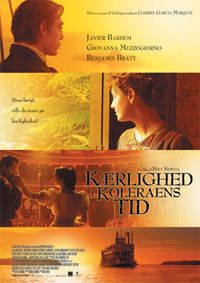 Plakat for 'Kærlighed i koleraens tid'