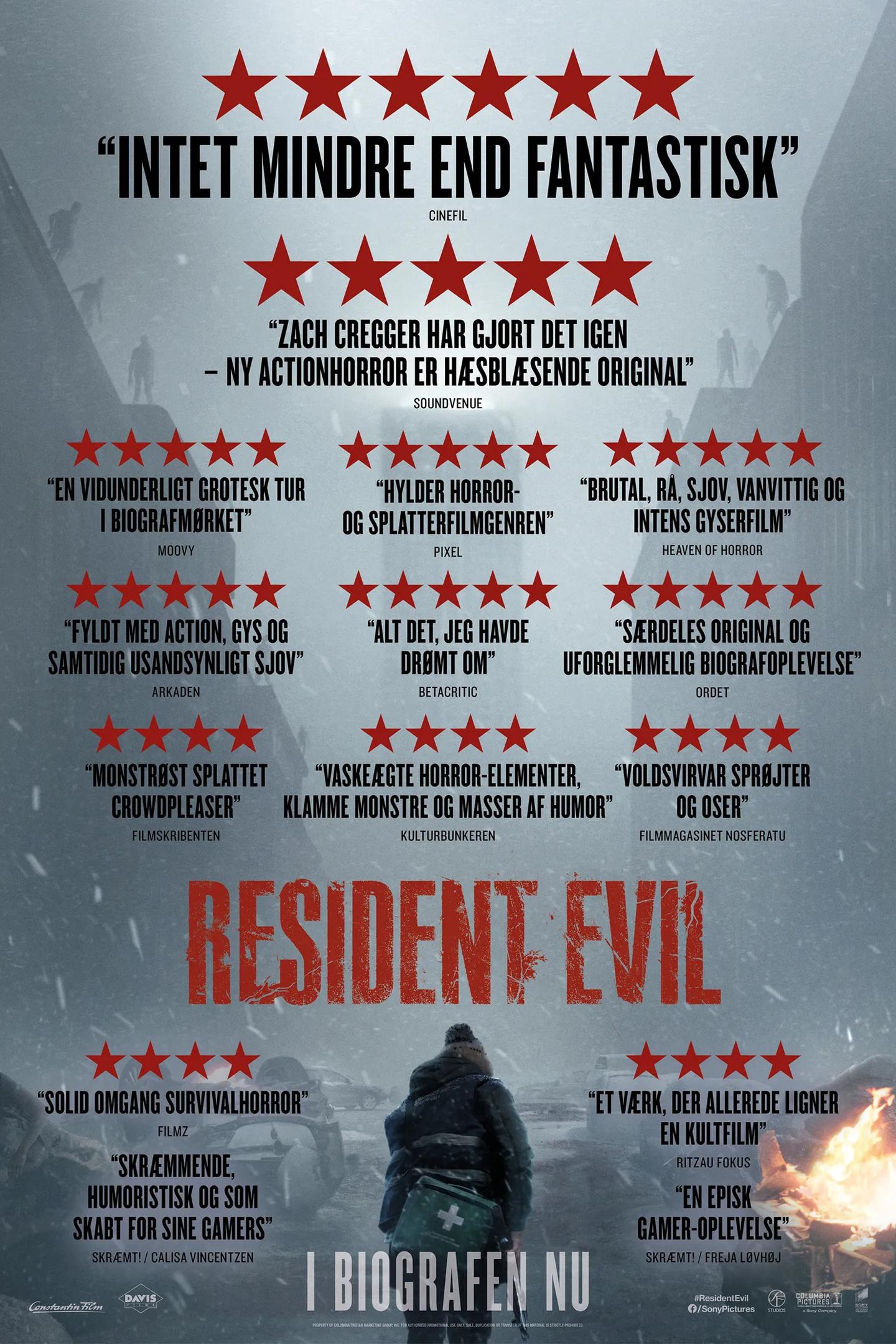 Plakat til 'Resident Evil'