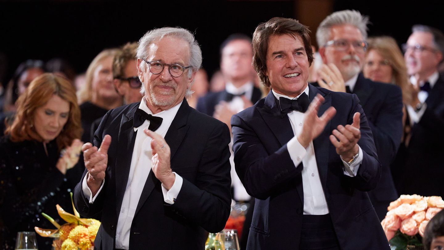 Steven Spielberg og Tom Cruise