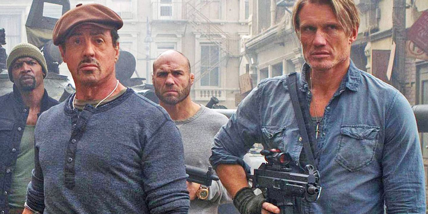 The Expendables Sylvester Stallone Dolph Lundgren