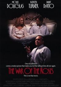 Plakat for 'War of the Roses - Nu går det vilde ægteskab (1989)'