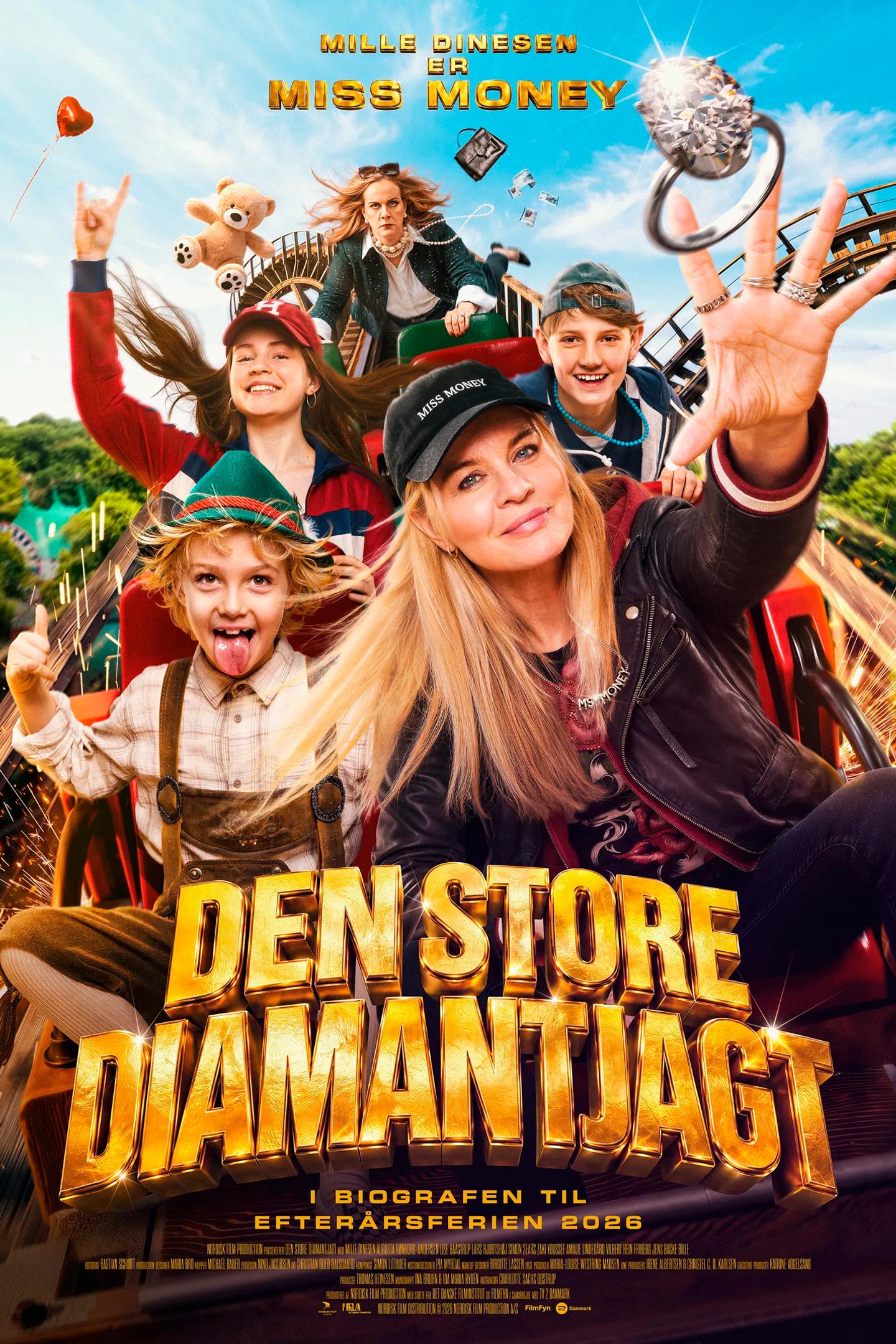 Plakat til 'Den store diamantjagt'