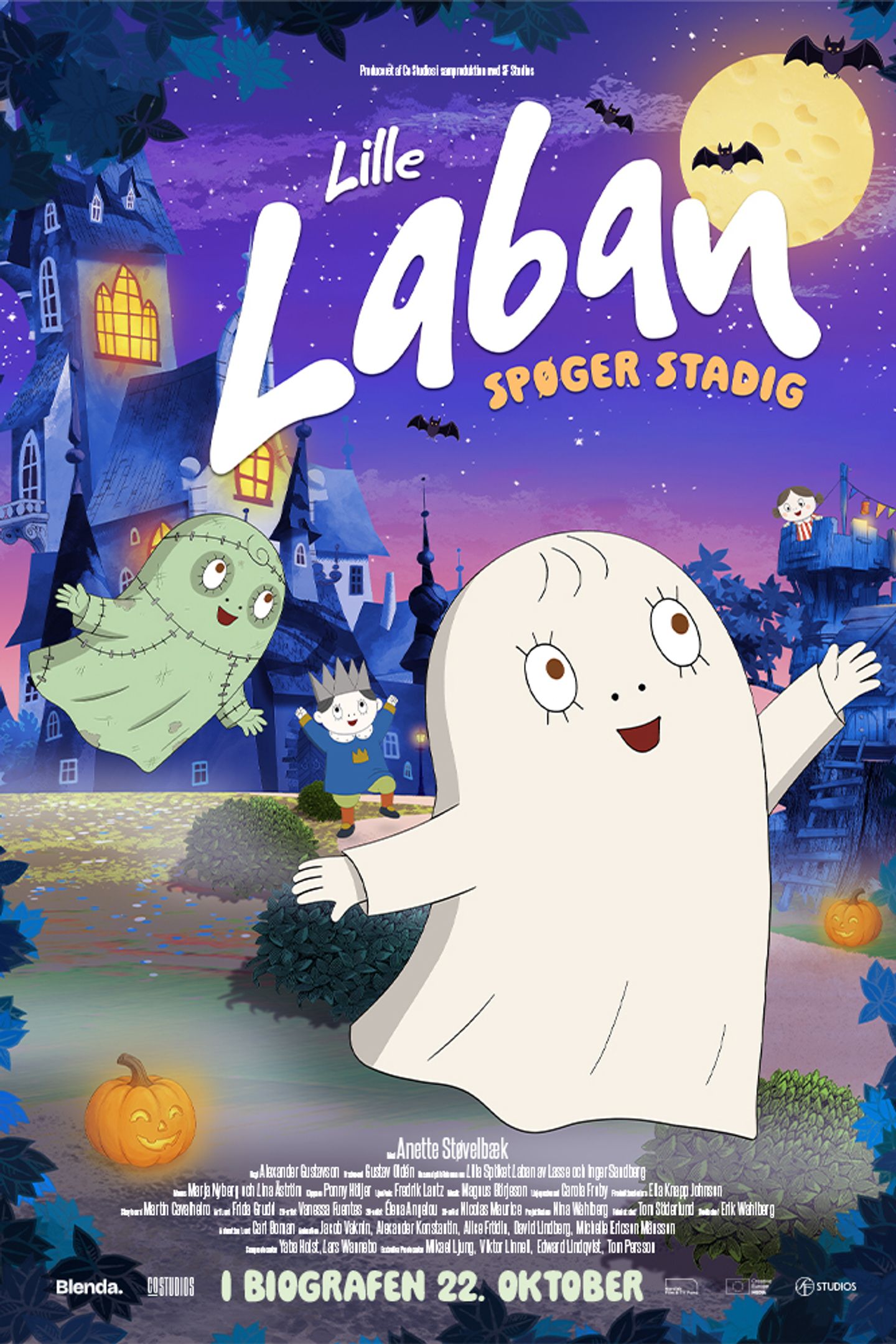 Plakat til 'Lille Laban spøger stadig'