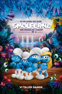 Plakat for 'Smølferne – Den hemmelige landsby'