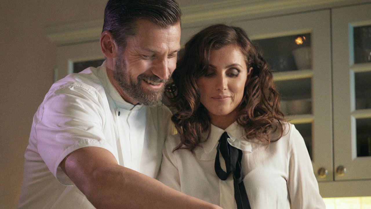 Katrine Greis-Rosenthal og Nikolaj Coster-Waldau i 'Smagen af sult'