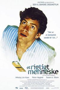 Plakat for 'Et rigtigt menneske'