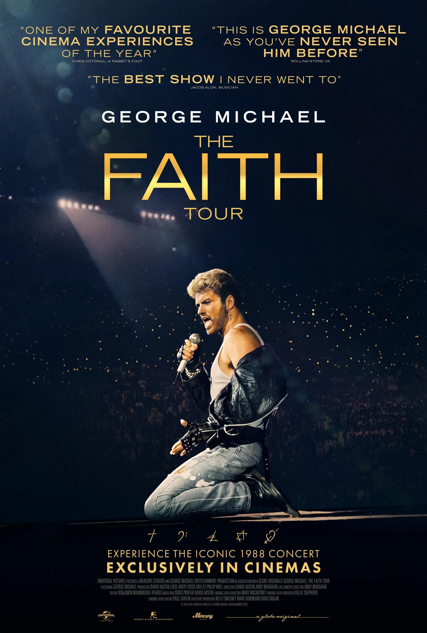 Plakat til 'George Michael - The Faith Tour'