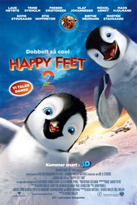 Plakat for 'Happy Feet 2 2D - dansk tale'