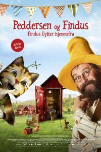 Plakat for 'Peddersen og Findus: Findus flytter hjemmefra'