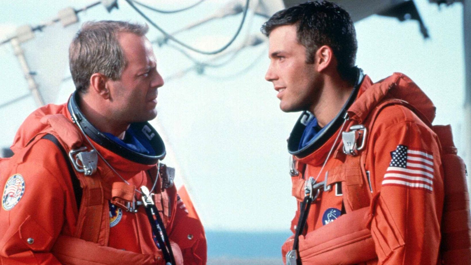 Bruce Willis og Ben Affleck i 'Armageddon'