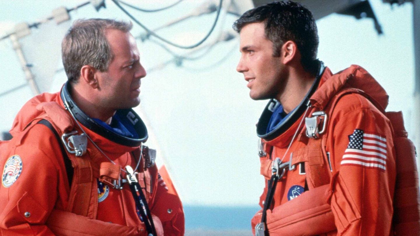 Bruce Willis og Ben Affleck i 'Armageddon'