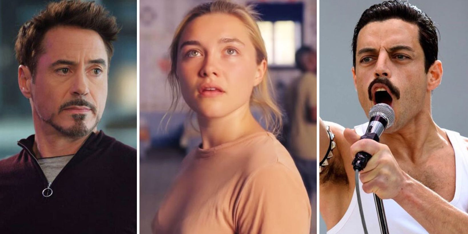 Robert Downey Jr. Florence Pugh Rami Malek