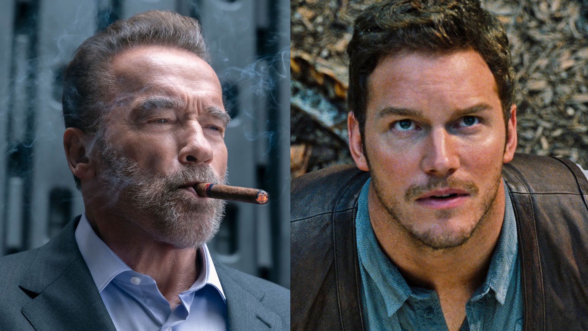 Arnold Schwarzengger & Chris Pratt
