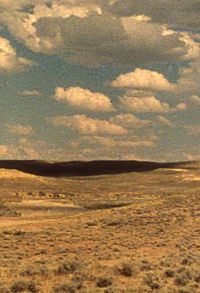 Plakat for 'The Sky on Location - Kvindeavantgarde'