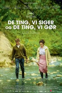 Plakat for 'De ting, vi siger og de ting, vi gør'